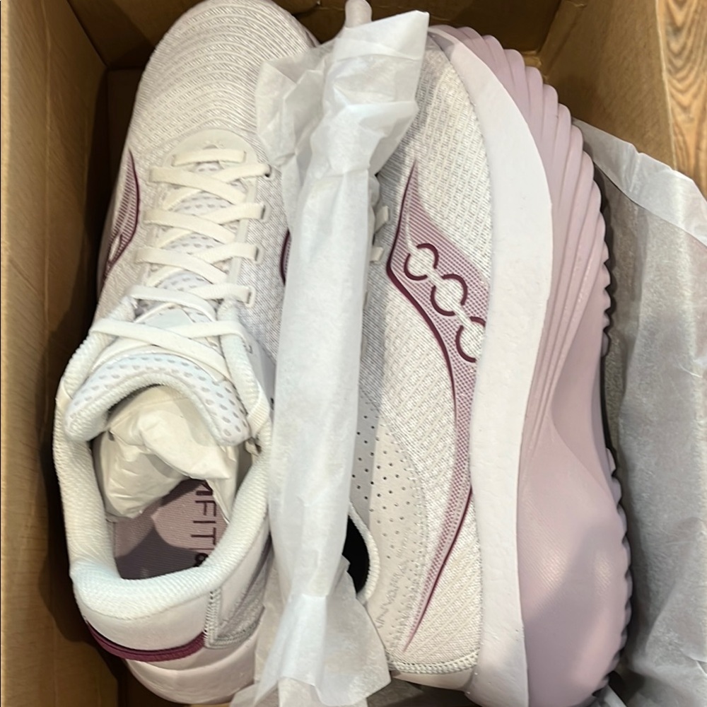 Saucony Women's Kinvara Pro size 10 1/2 Fog/Heather Running Shoes